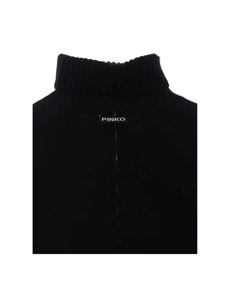 Dzianinowy sweter Pinko czarny