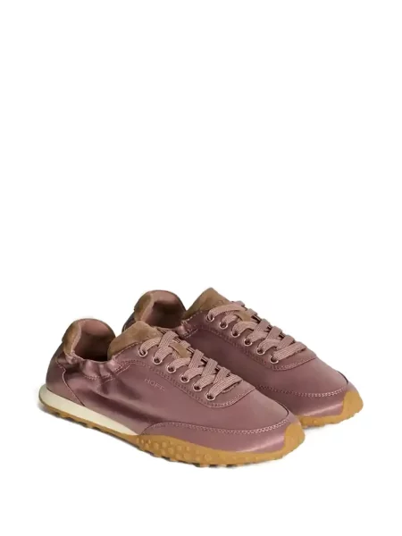 Sneakerși Hoff cu șireturi din dantelă maro