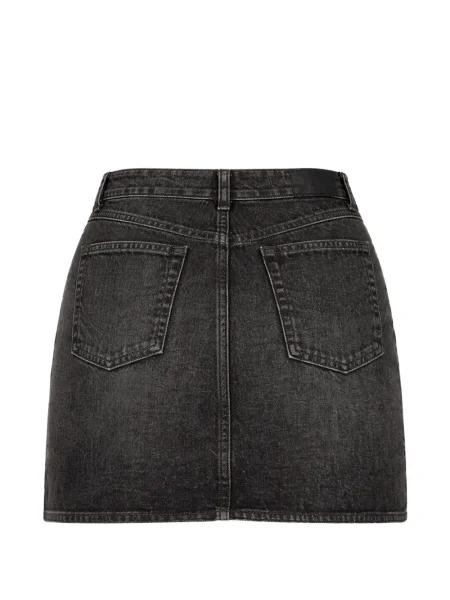 Fustă din denim Jean Paul Gaultier negru