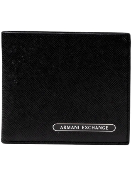 Portofel Eax din piele negru