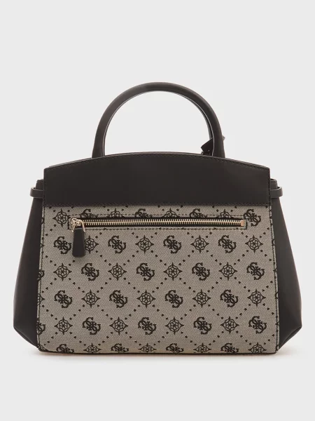 Сумка Guess с автографом черная