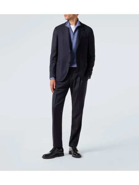 Costum Lardini de lână de costum albastru