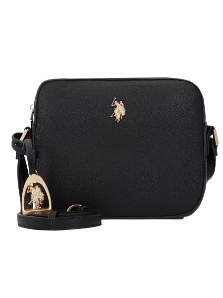 U.S. POLO ASSN. Geantă de umăr Jones auriu negru