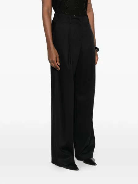 Pantaloni Herno plisate negru