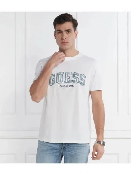 GUESS Tricou alb