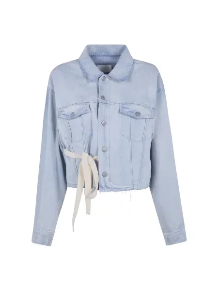 Kurtka jeansowa Mm6 Maison Margiela niebieska