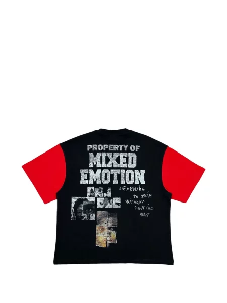 Tricou Mixed Emotion cu imagine negru