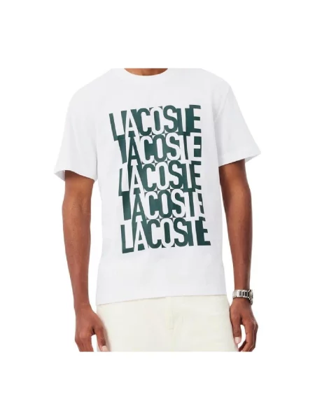 Tričko Lacoste biela