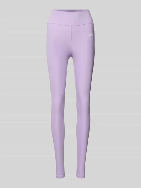Legginsy o kroju slim fit z nadrukiem z logo Adidas Sportswear