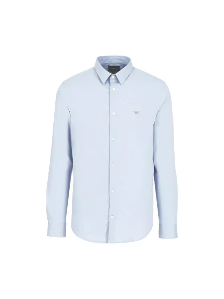 Koszula Emporio Armani niebieska