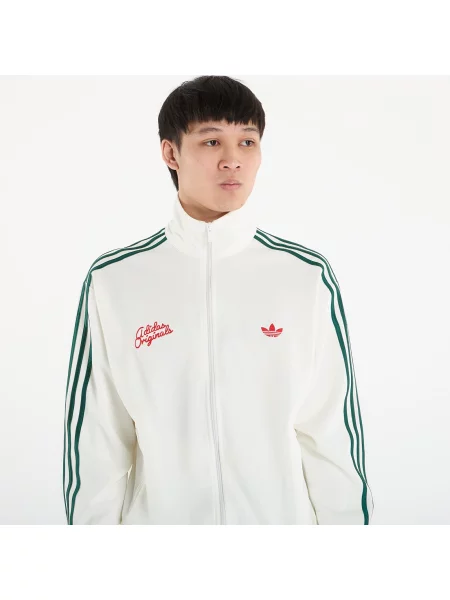 Φούτερ adidas Tt Off White/ Collegiate Green XL λευκό