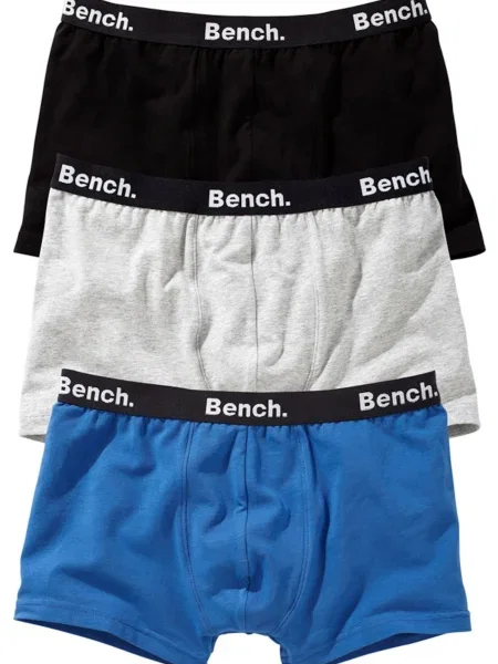 BENCH Σλιπ μπλε / μαύρο λευκό
