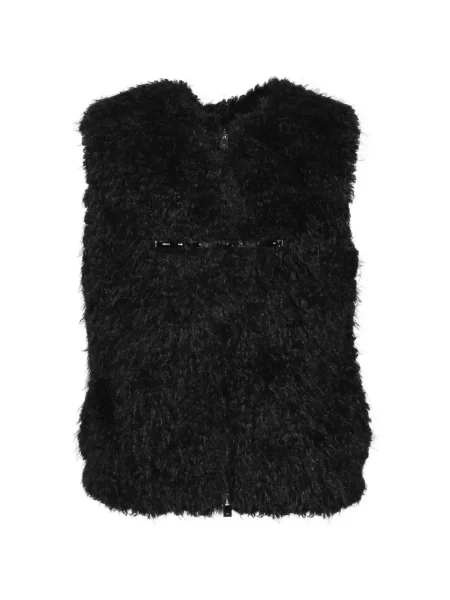 Vestă Heliot Emil cu blană negru
