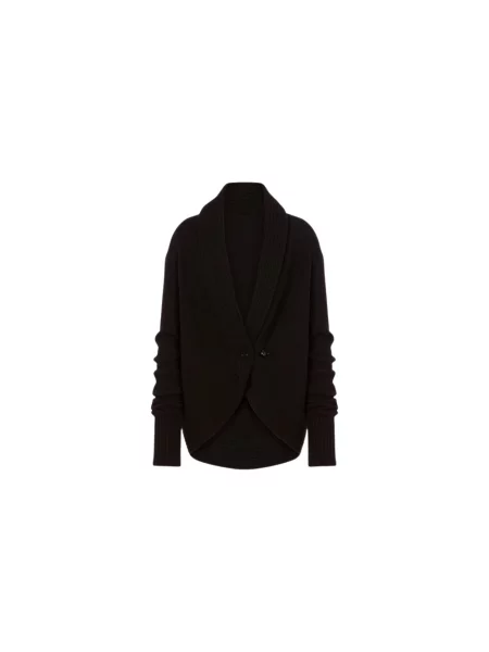 Kardigan Alberta Ferretti wełniany czarny