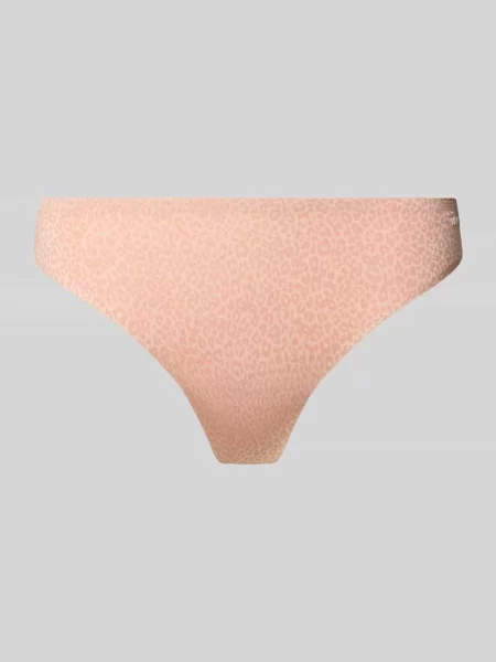 Stringi ze wzorem na całej powierzchni model SHADOW THONG' Hugo beżowe