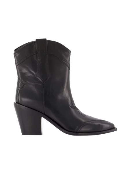 Botki Zadig & Voltaire skórzane czarne