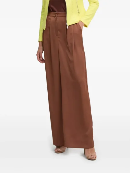 Pantaloni Joseph Ribkoff plisate maro