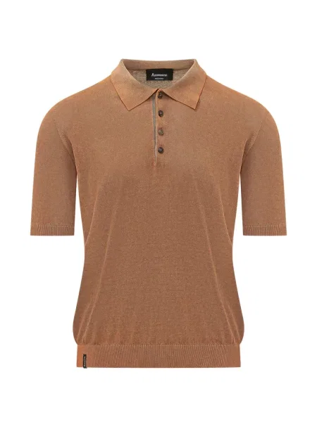 Scurt tricou polo Arovescio maro