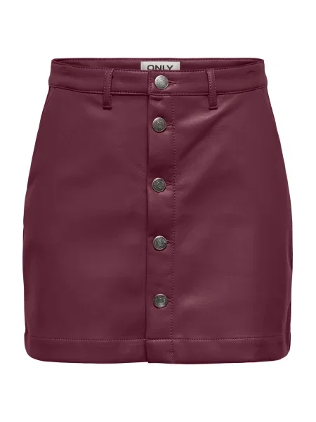 ONLY Fustă ONLAmazing-Liora bordeaux roșu