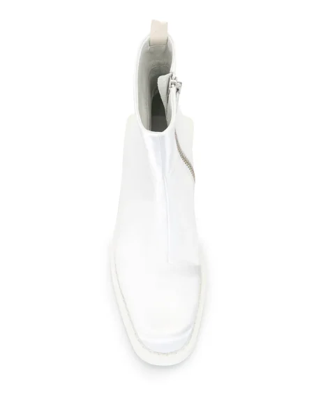 Сатенени боти до глезена Mm6 Maison Margiela бяло