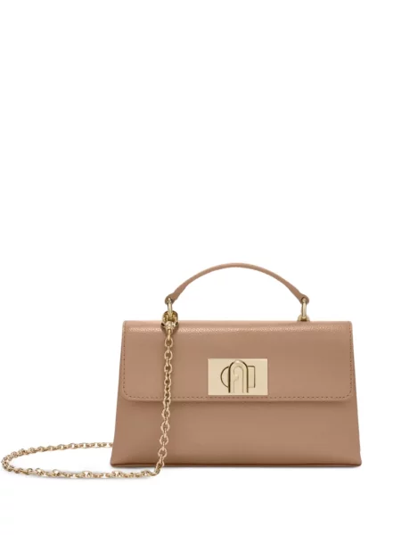 Mała mały torebka crossbody Furla brązowa