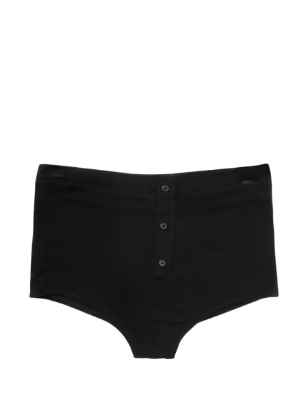 Pantaloni scurți Entire Studios din jerseu negru