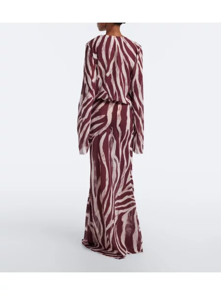 Rochie maxi Bananhot cu imagine cu model zebră