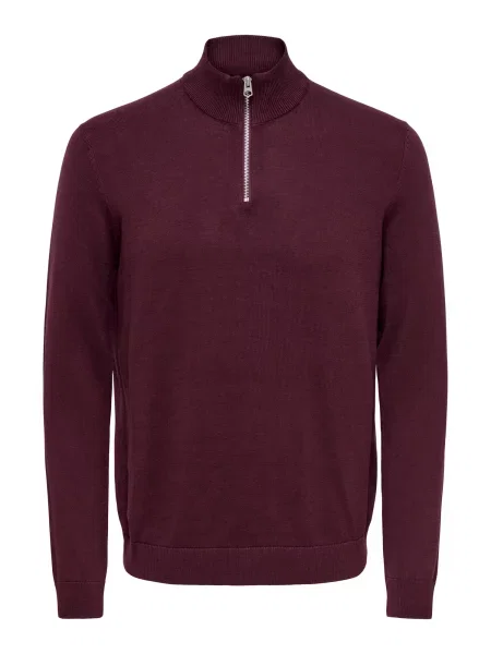 Only & Sons Pulover ONSALEX' roșu