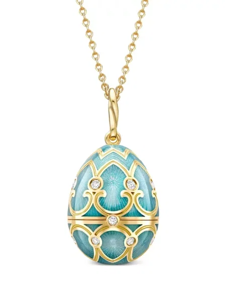 Colier Fabergé albastru