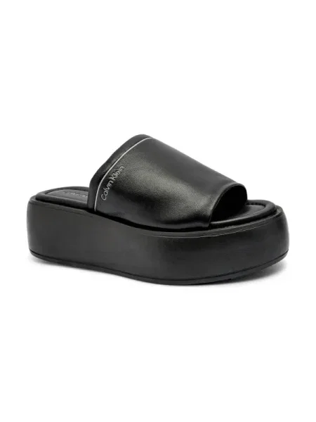 Papuci Calvin Klein din piele negru