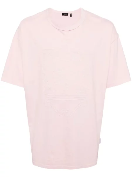 Тениска Five Cm бродирана розово