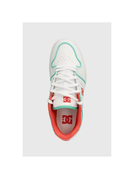 Sneakersy Dc Manteca skórzane białe