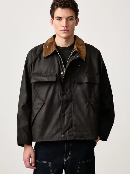 Barbour Four Pocket Transport jachetă din pentru bărbați