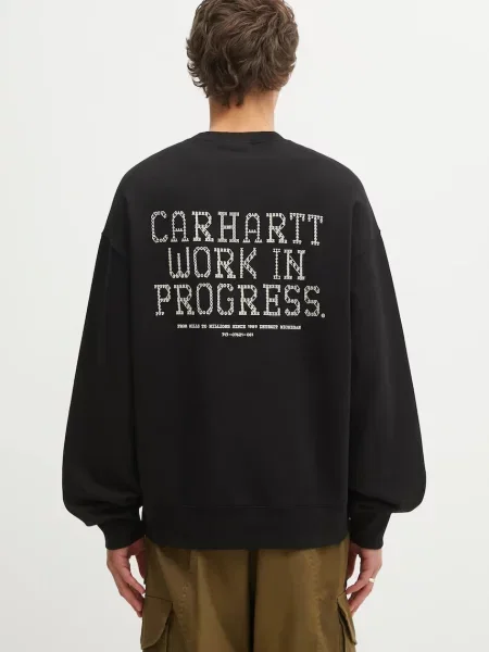 Mikina Carhartt Wip s potiskem černá
