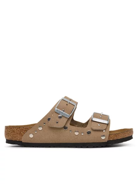 Natikači Birkenstock Arizona Rivet S bež