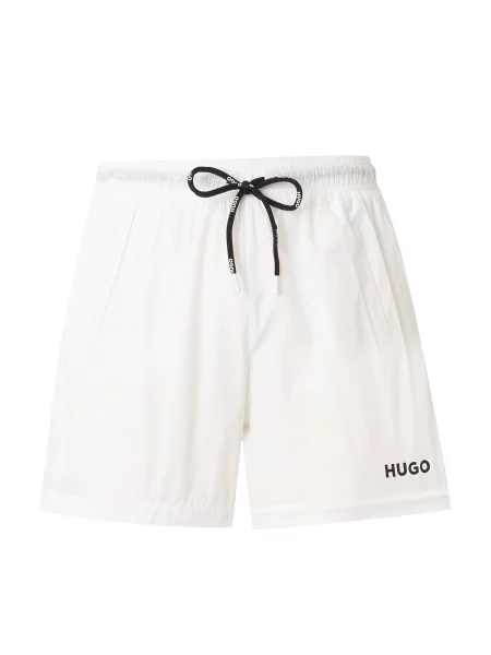 HUGO Șorturi de baie HAITI negru alb