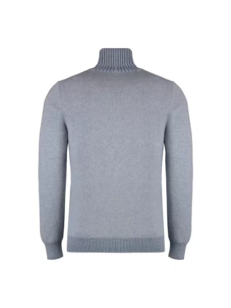 Sweter z golfem Malo niebieski