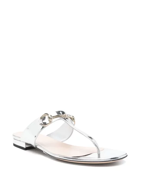 Sandale Gucci argintiu