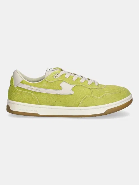 Stepney Workers Club sneakersy zamszowe Pro Cup 01 S-Strike Geo-Merged zielony