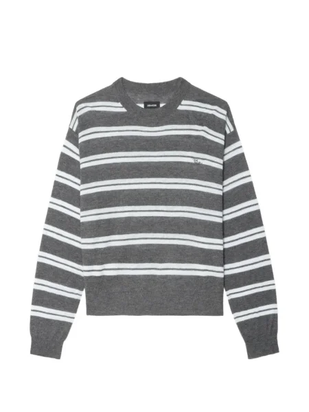 Pulover Zadig&voltaire cu dungi gri