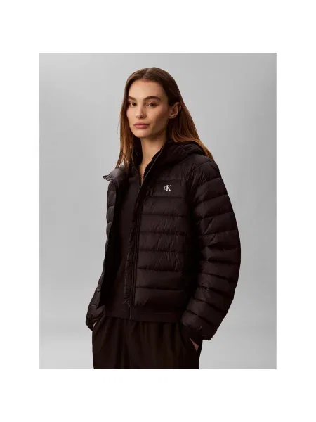 Scurt geacă de blugi Calvin Klein Jeans negru