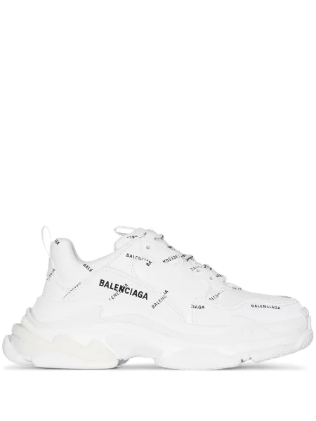 Sneakerși Balenciaga Triple S alb