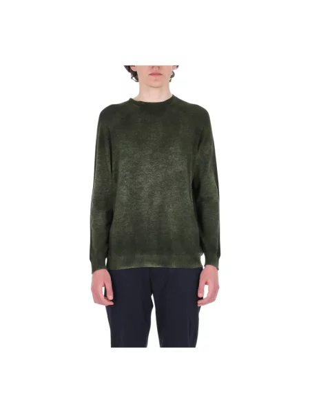 Sweter Avant Toi z kaszmiru dwustronny zielony