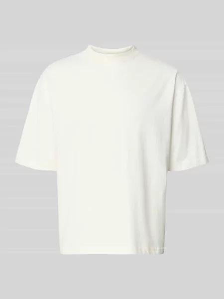 Oversized t-shirt z okrągłym dekoltem Prohibited biała