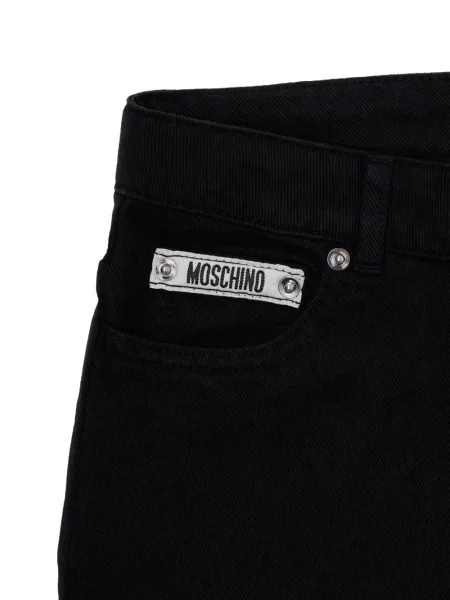 Spodnie dziecięce Moschino czarne