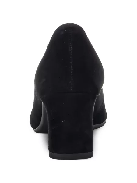Pantofi cu toc Gabor din piele de căprioară negru
