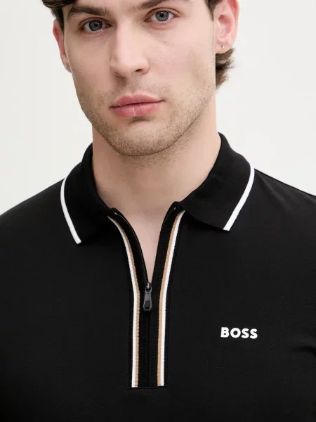 Поло Boss Green зеленое