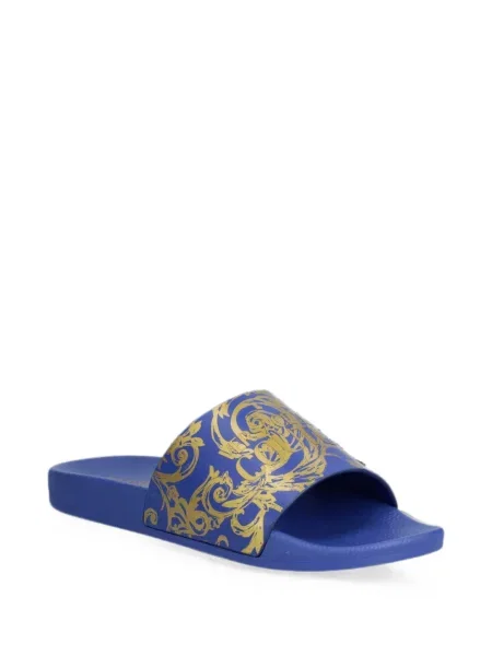 Papuci Versace Jeans Couture cu imagine albastru