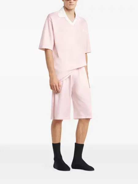 Pantaloni scurți Courreges roz