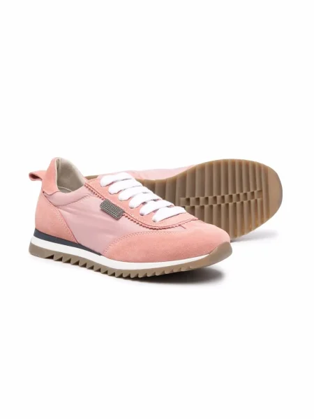 Sneakersy dziecięce Brunello Cucinelli różowe